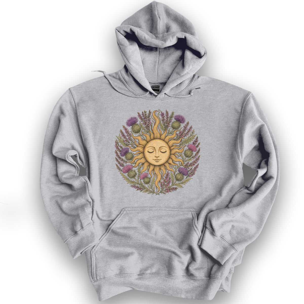 Thistle Celestial Sun Hoodie - Sport Grey