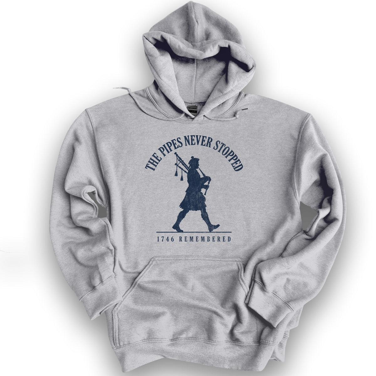 Pipes Never Stopped Hoodie - Sport Grey