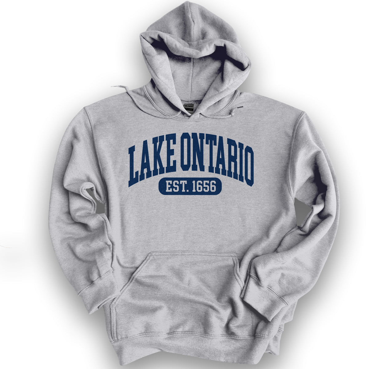 Bargain Bin Overstock! Lake Ontario Varsity Hoodie - Sport Grey
