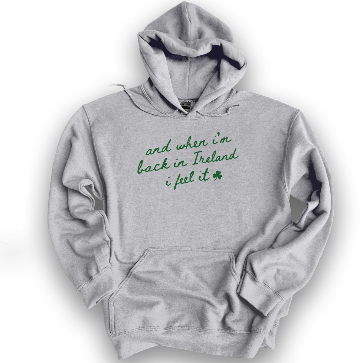 Back In Ireland Hoodie - Sport Grey