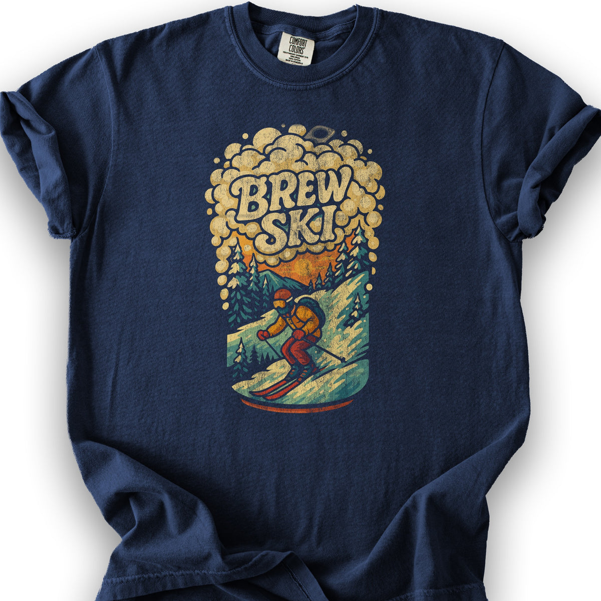 Brew Ski T-Shirt - True Navy