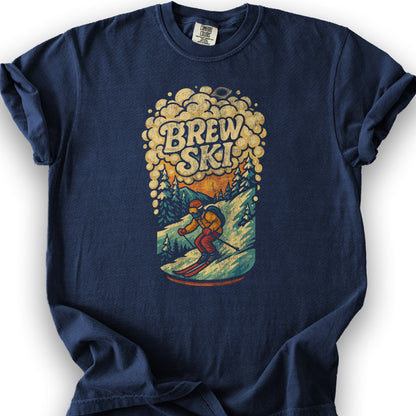Brew Ski T-Shirt - True Navy