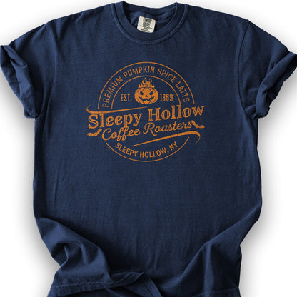 Sleepy Hollow Coffee Roasters Badge T-Shirt - True Navy