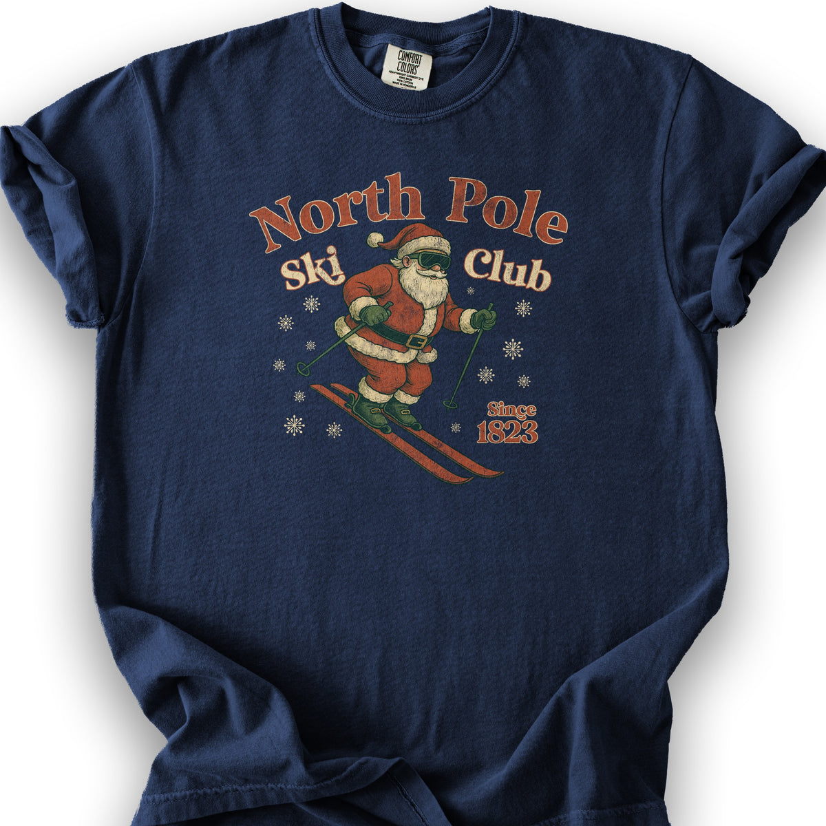 North Pole Ski Club T-shirt - True Navy