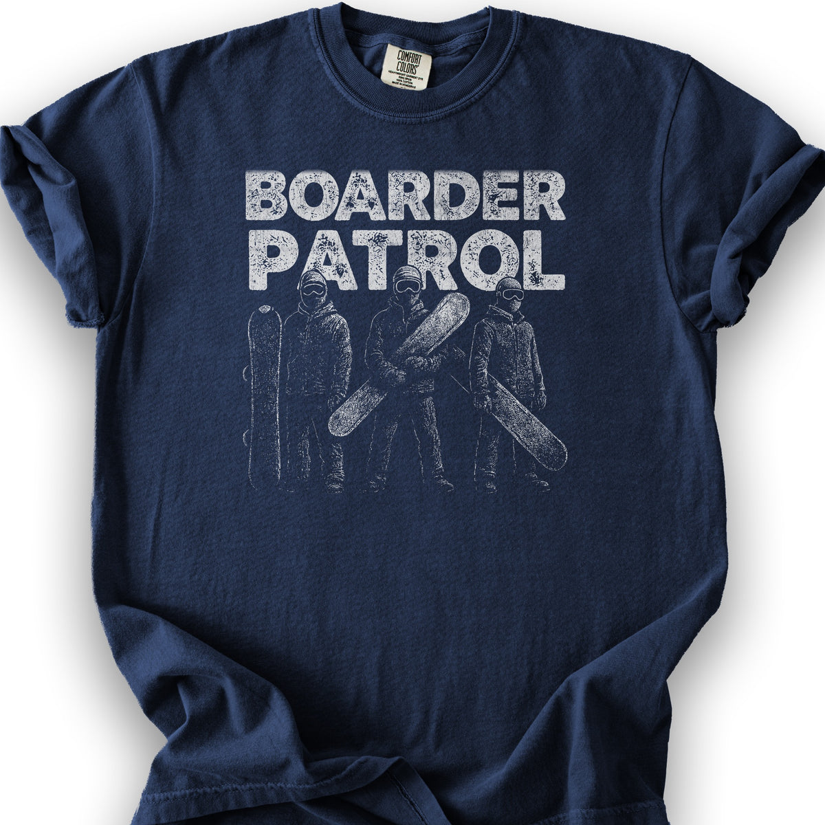 Boarder Patrol T-shirt - True Navy