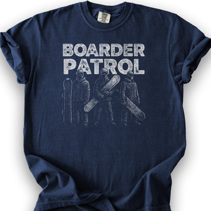Boarder Patrol T-shirt - True Navy