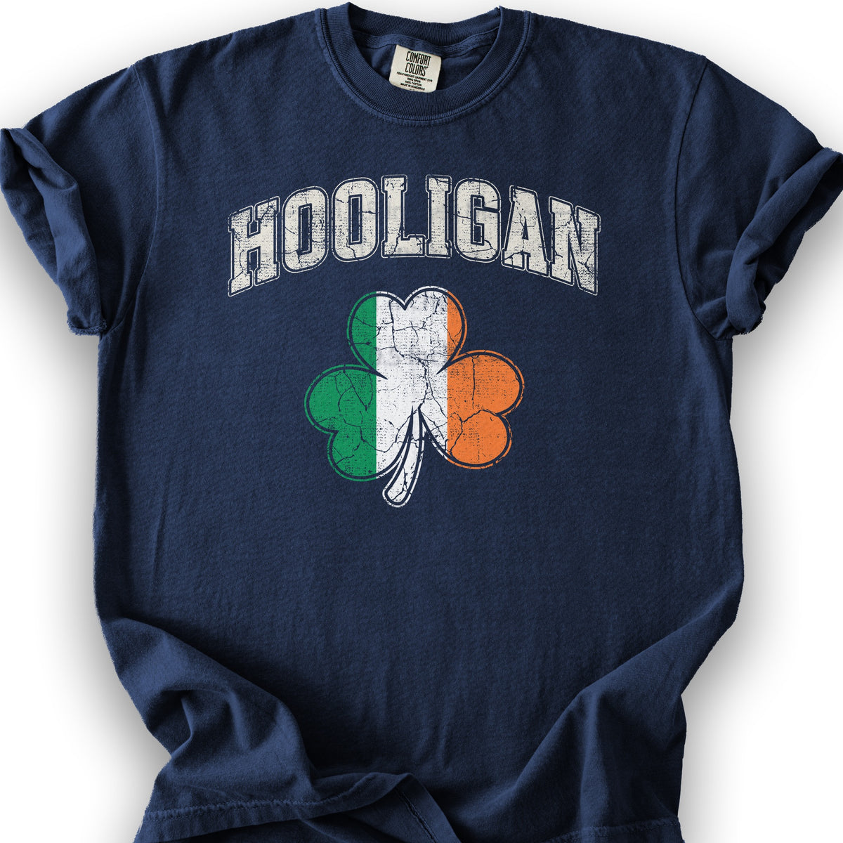 Hooligan Shamrock T-Shirt - True Navy