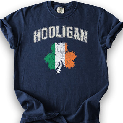 Hooligan Shamrock T-Shirt - True Navy