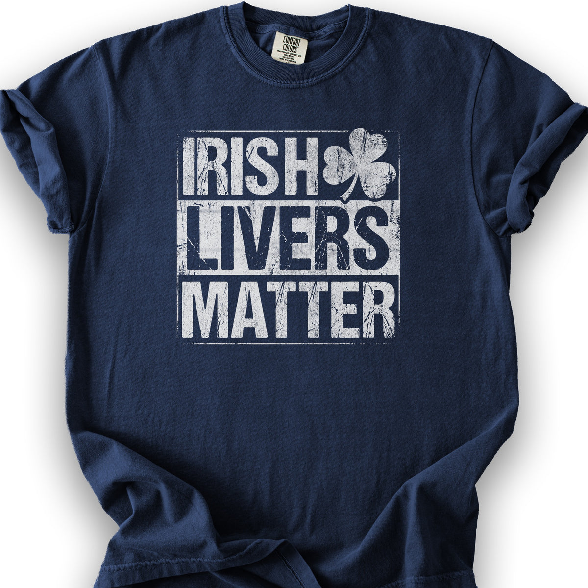 Irish Livers Matter T-Shirt - True Navy