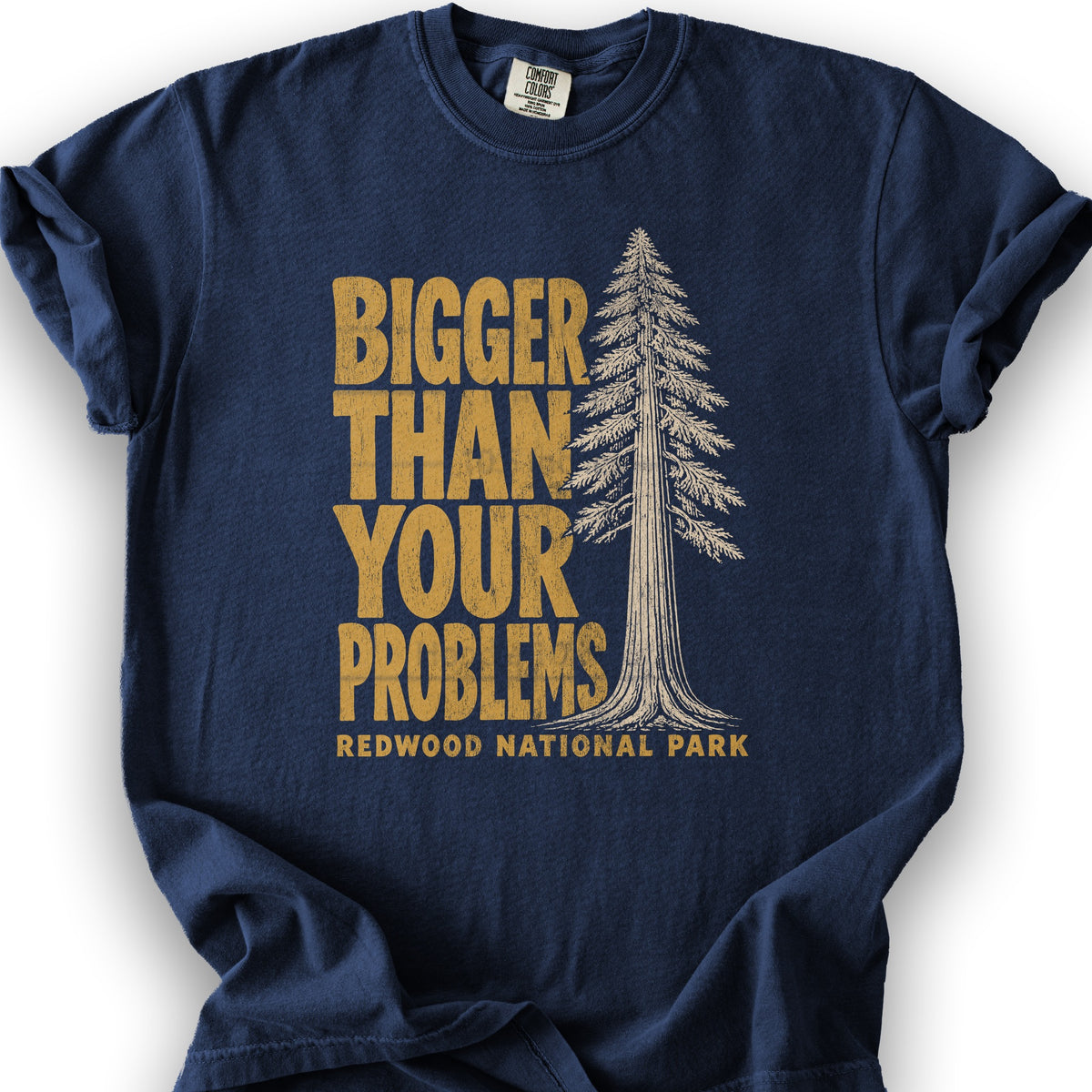 Redwood Bigger Problems T-Shirt - True Navy
