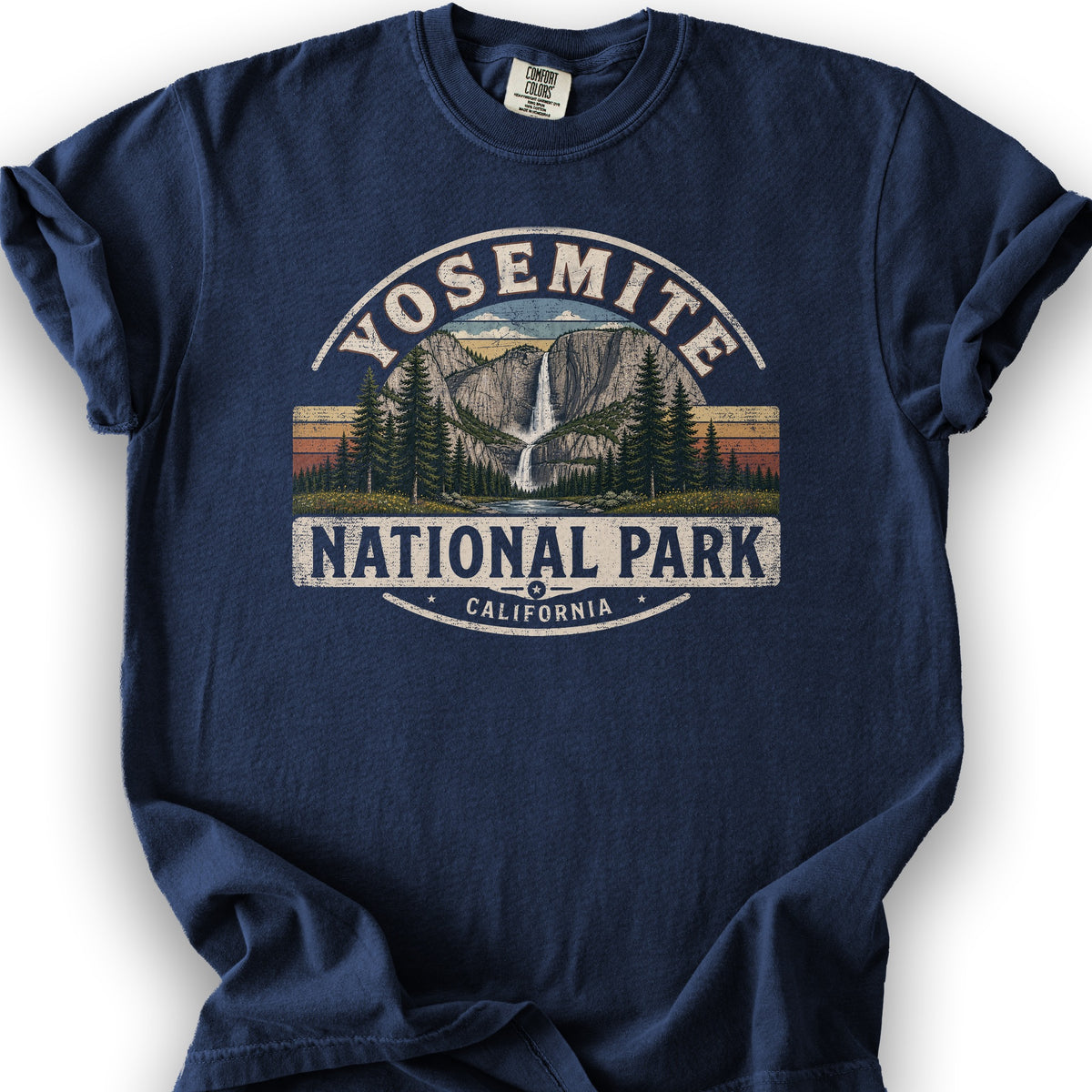 Yosemite Medallion T-Shirt - True Navy