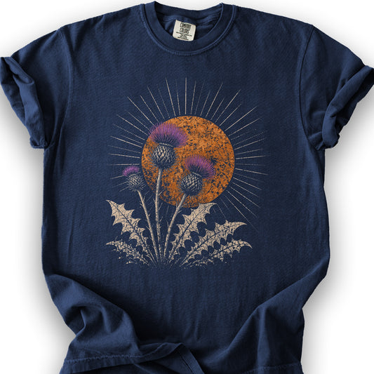 Thistle Sunset T-Shirt - True Navy