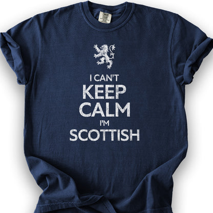 Keep Calm Scottish T-Shirt - True Navy