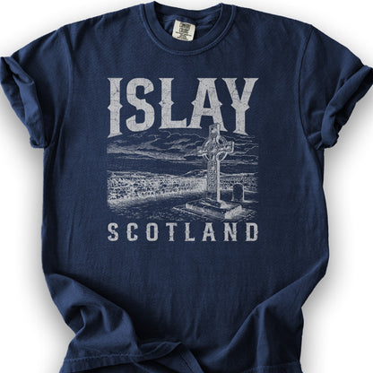 Isle of Islay Scotland T-Shirt - True Navy