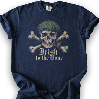 Irish Crossbones T-Shirt - True Navy