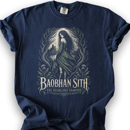 Baobhan Sith Vampire T-Shirt - True Navy