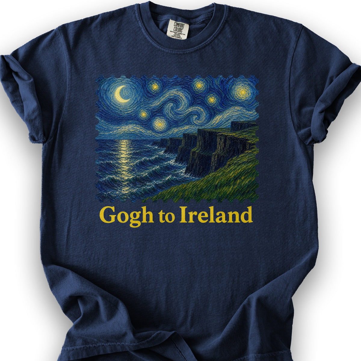 Gogh To Ireland T-Shirt - True Navy