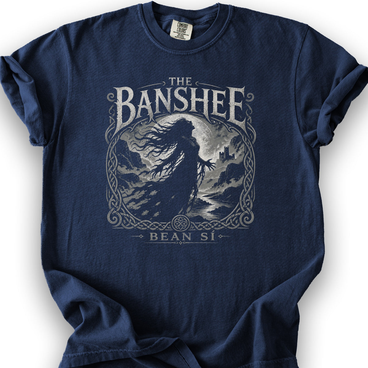Banshee Bean Si T-Shirt - True Navy