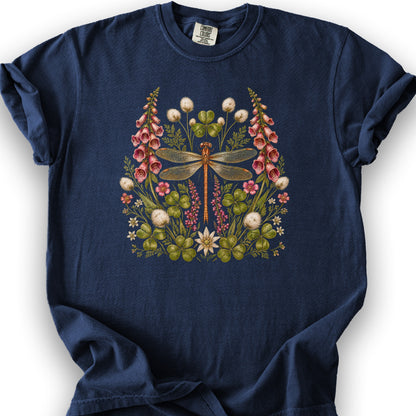 Shamrock Dragonfly T-Shirt - True Navy
