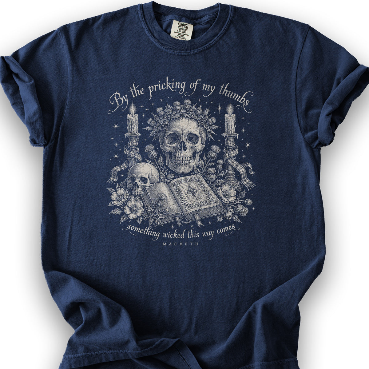Macbeth Pricking Of My Thumbs T-Shirt - True Navy