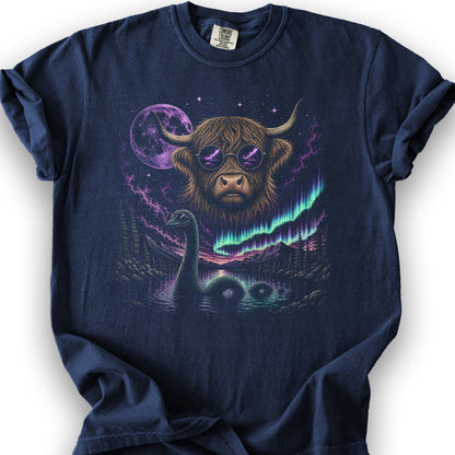 Psychedelic Scotland T-Shirt - True Navy