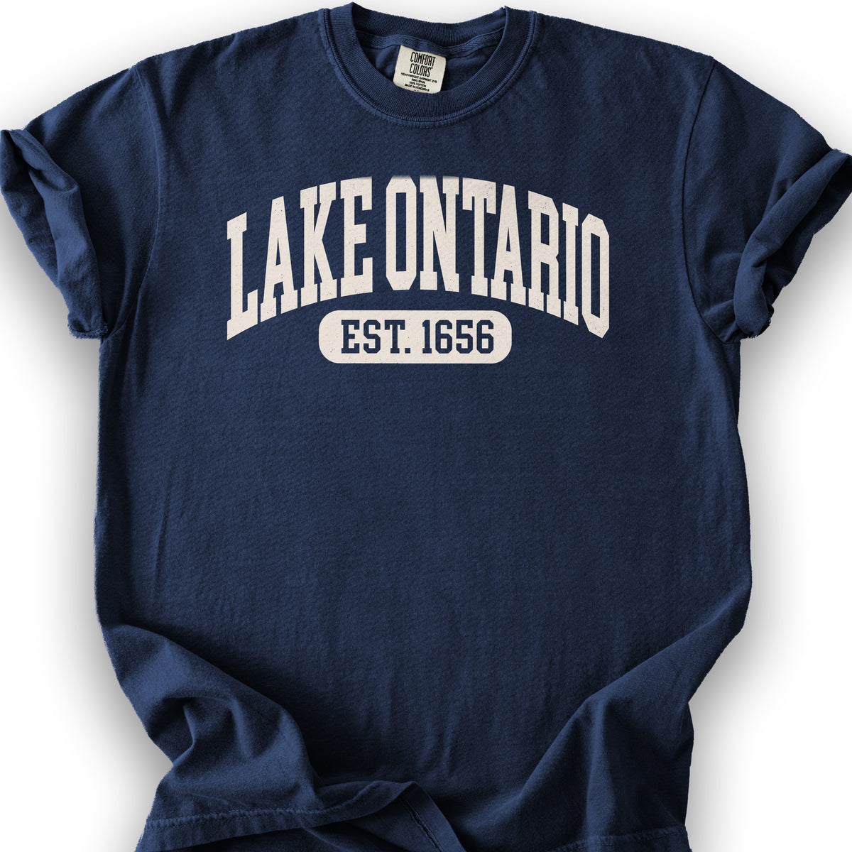 Lake Ontario Varsity T-Shirt - True Navy
