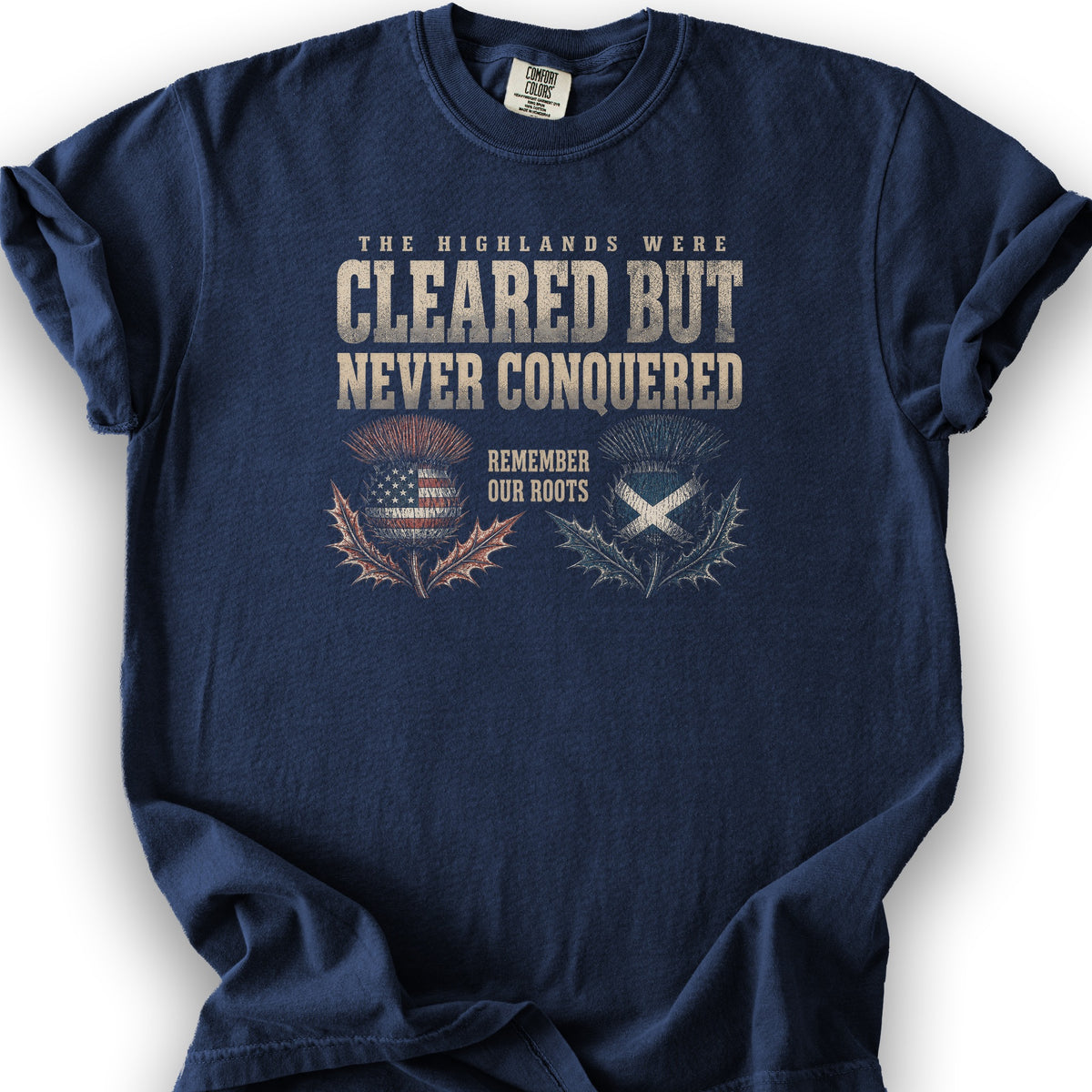 Highlands Were Cleared T-Shirt - True Navy