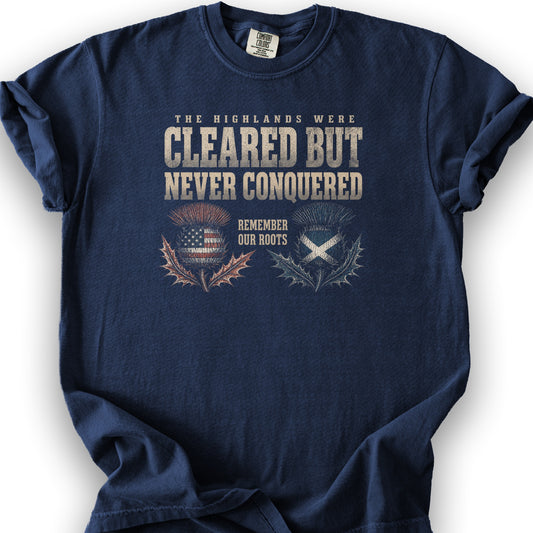 Highlands Were Cleared T-Shirt - True Navy
