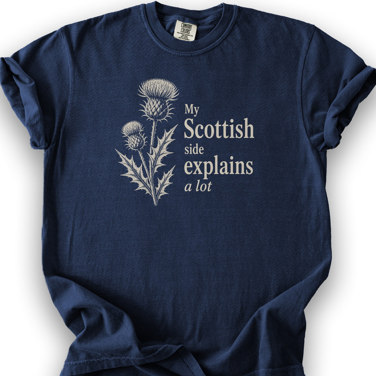 My Scottish Side T-Shirt - True Navy
