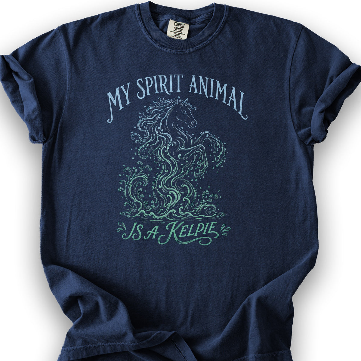 Spirit Animal Kelpie T-Shirt - True Navy