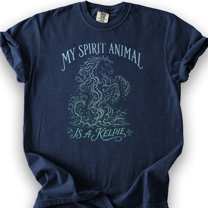 Spirit Animal Kelpie T-Shirt - True Navy