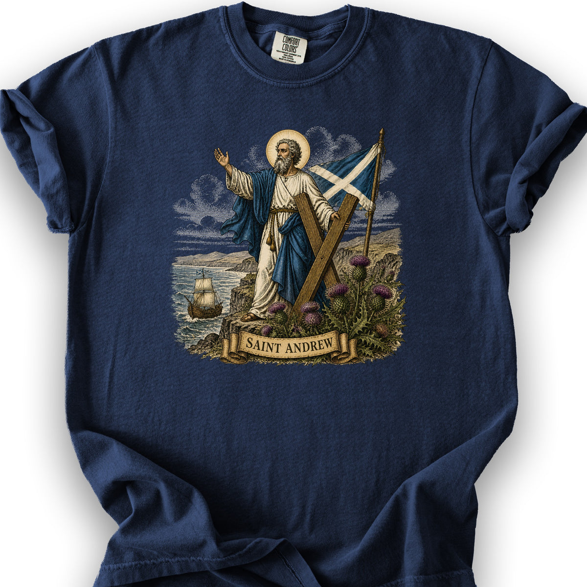Saint Andrew T-Shirt - True Navy