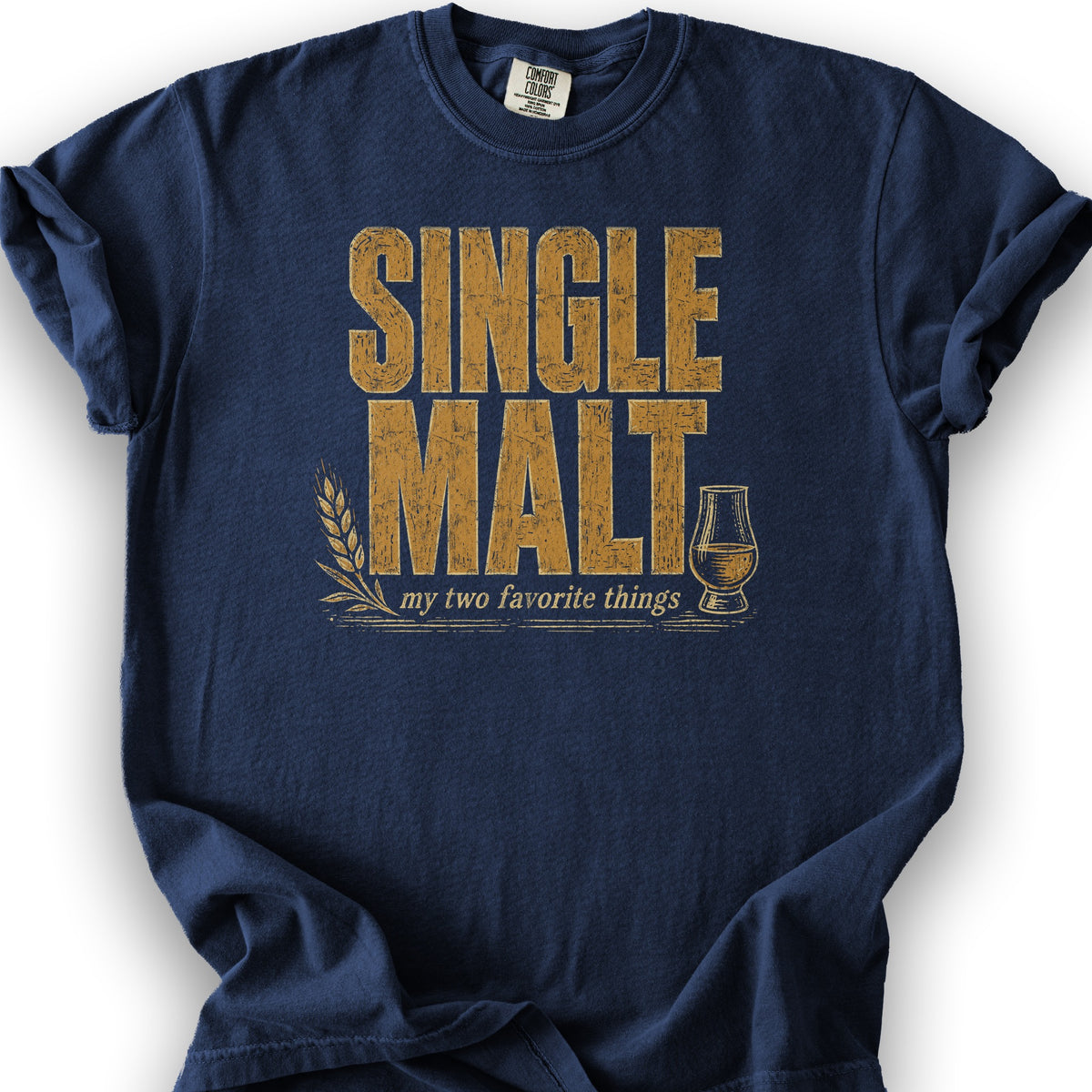 Single Malt My Two T-Shirt - True Navy