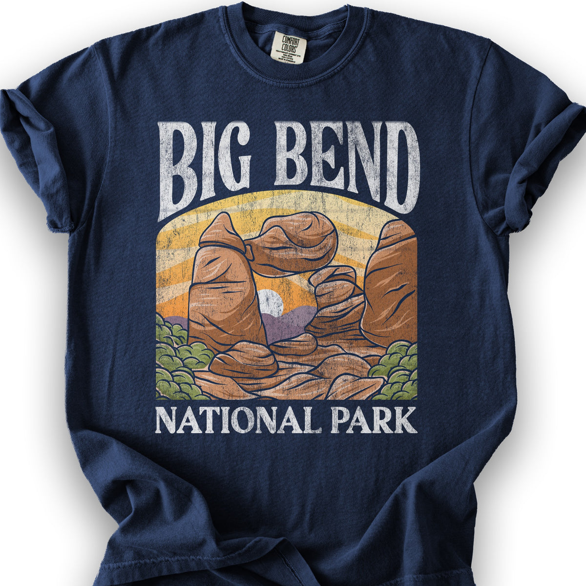Big Bend National Park "Big and Bold" T-Shirt - True Navy