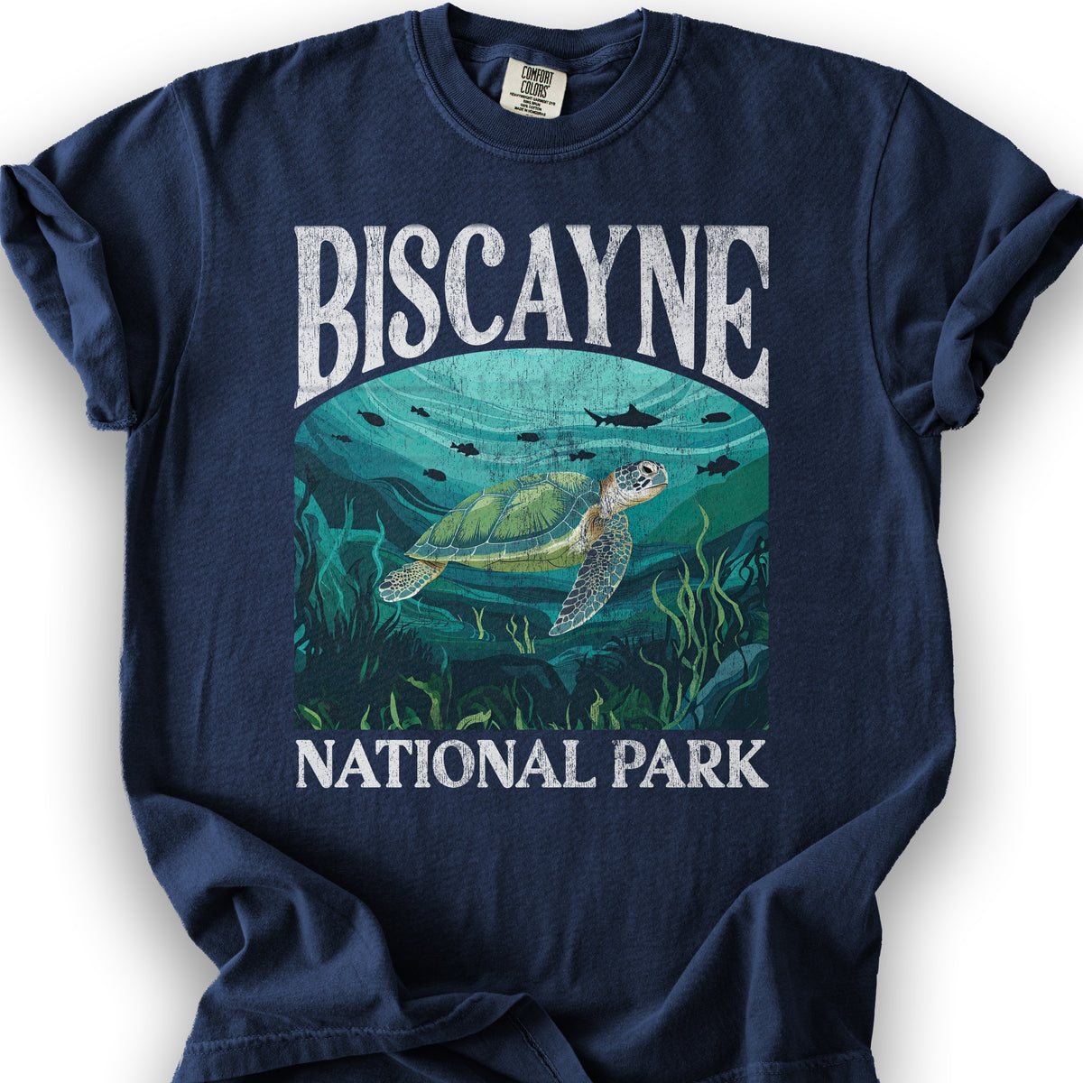 Biscayne National Park "Big and Bold" T-Shirt - True Navy