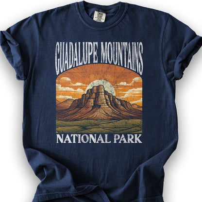 Guadalupe Mountains National Park "Big and Bold" T-Shirt - True Navy