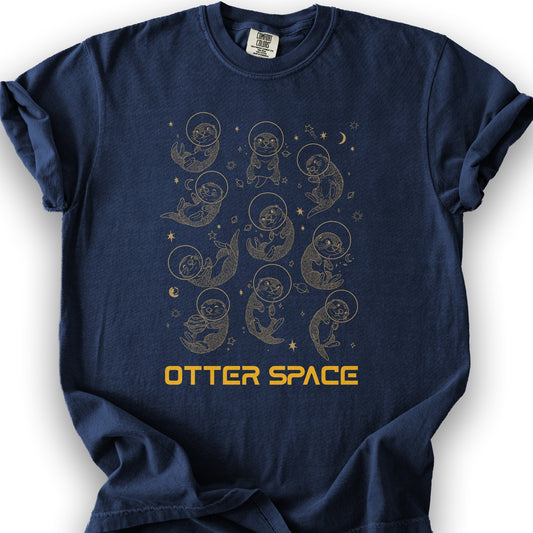 Otter Space T-shirt - True Navy