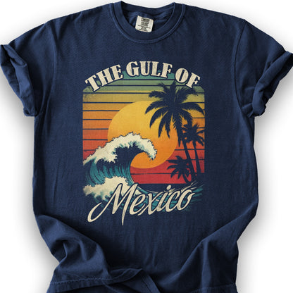 Gulf of Mexico "Retro Wave" T-Shirt - True Navy
