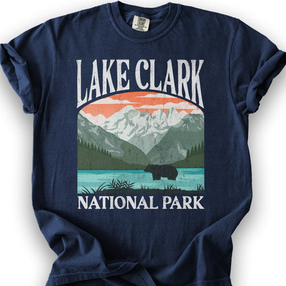 Lake Clark National Park "Big and Bold" T-Shirt - True Navy