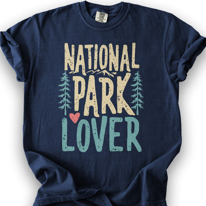 National Park Lover T-Shirt - True Navy