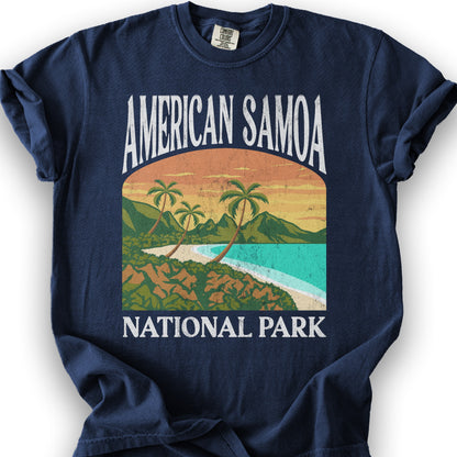 National Park of American Samoa "Big and Bold" T-Shirt - True Navy