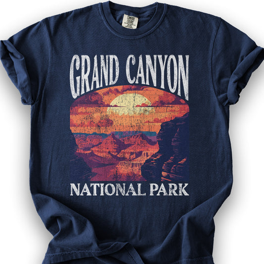 Grand Canyon National Park "Big and Bold" T-Shirt - True Navy