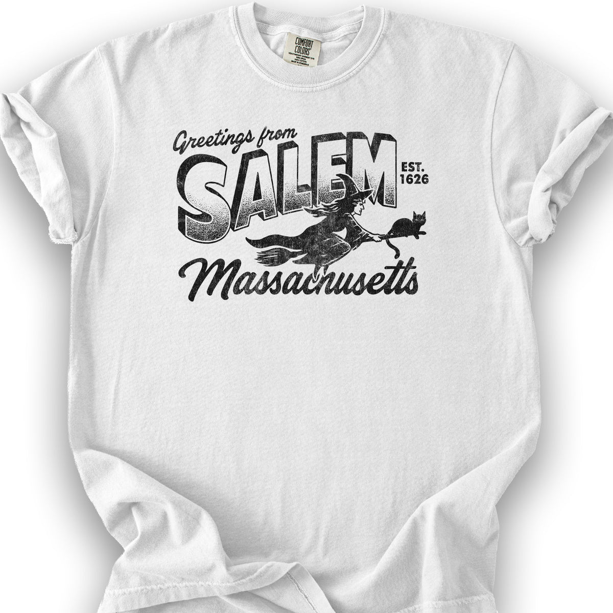 Greetings From Salem T-Shirt - White