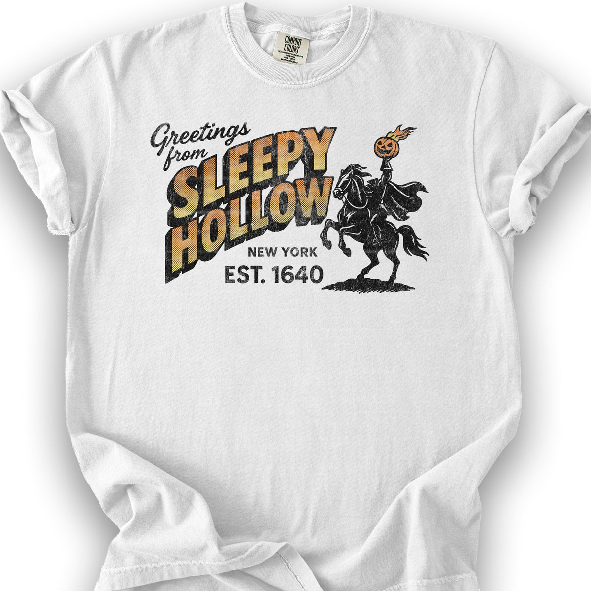 Greetings From Sleepy Hollow T-Shirt - White