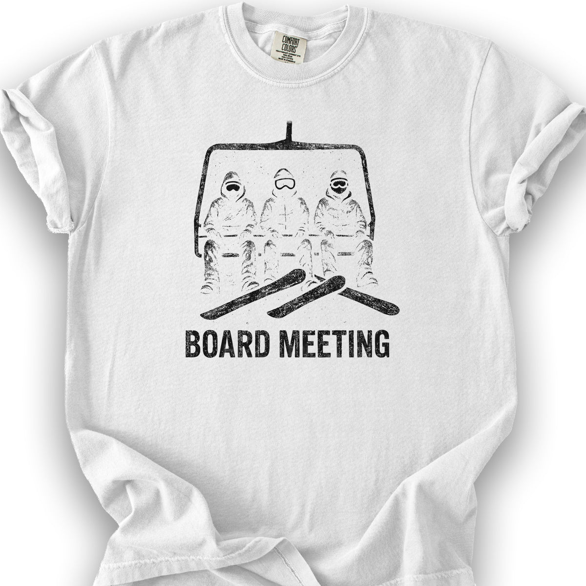 Snowboard "Board Meeting" T-Shirt - White