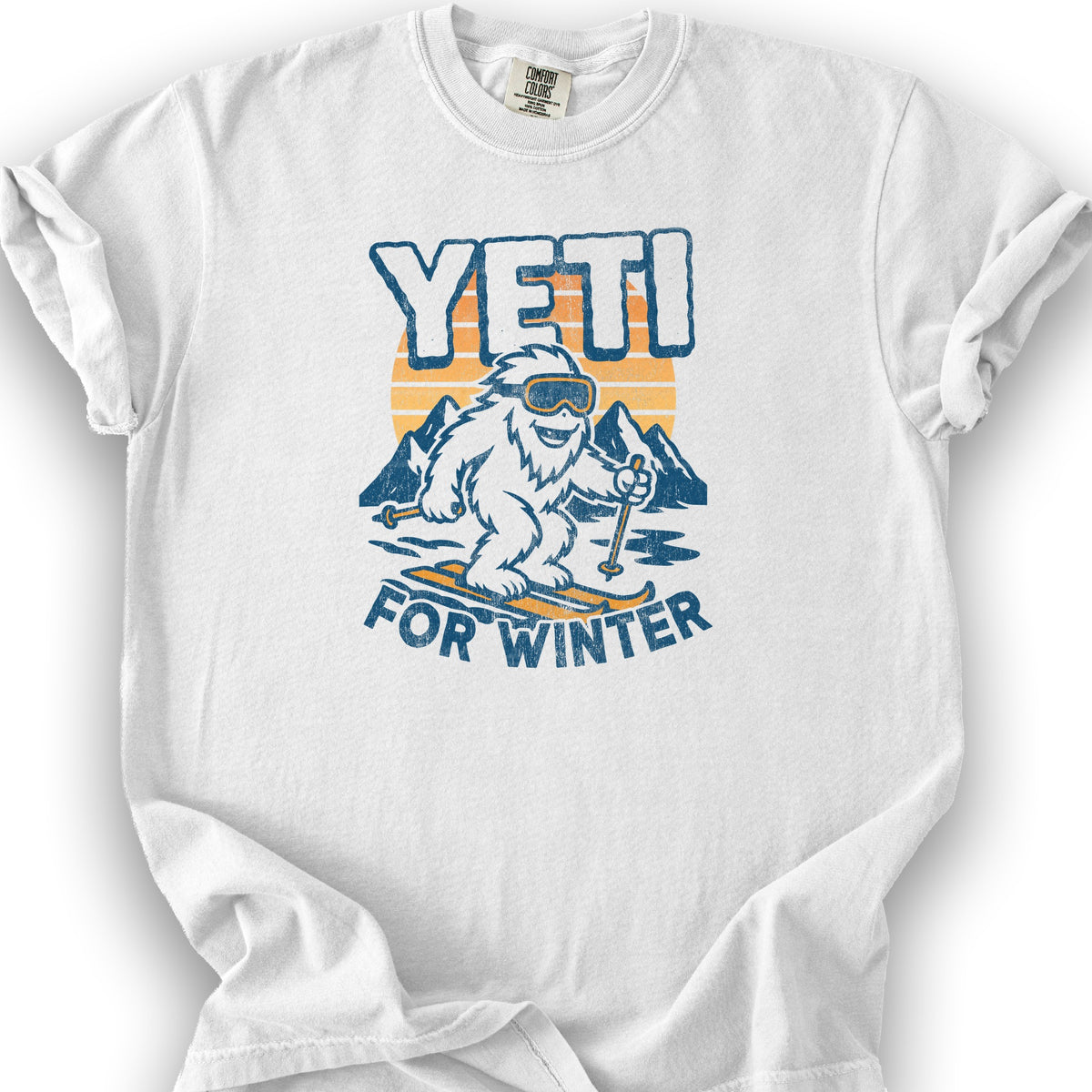 Yeti for Winter T-Shirt - White
