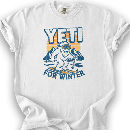 Yeti for Winter T-Shirt - White