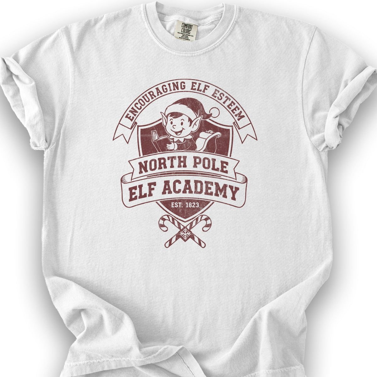North Pole Elf Academy T-Shirt - White