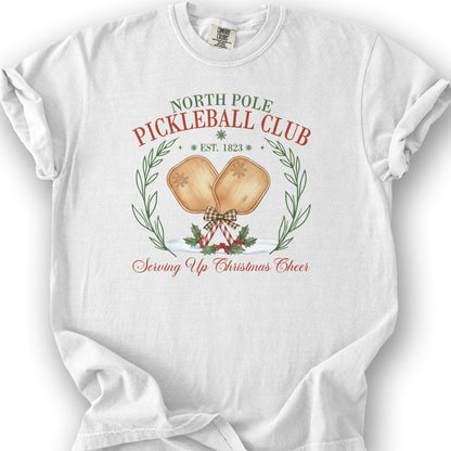 North Pole Pickleball Club T-Shirt - White