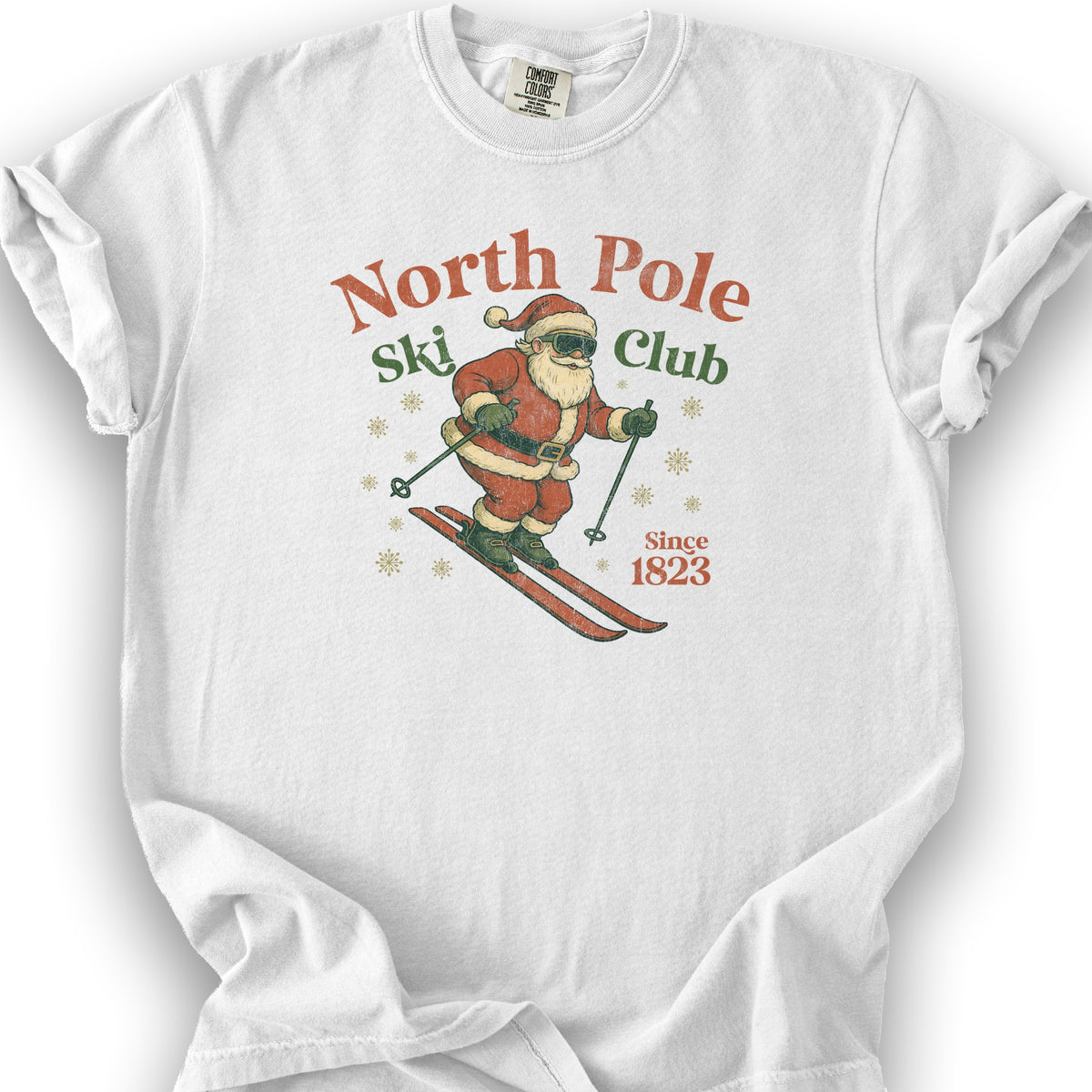 North Pole Ski Club T-shirt - White
